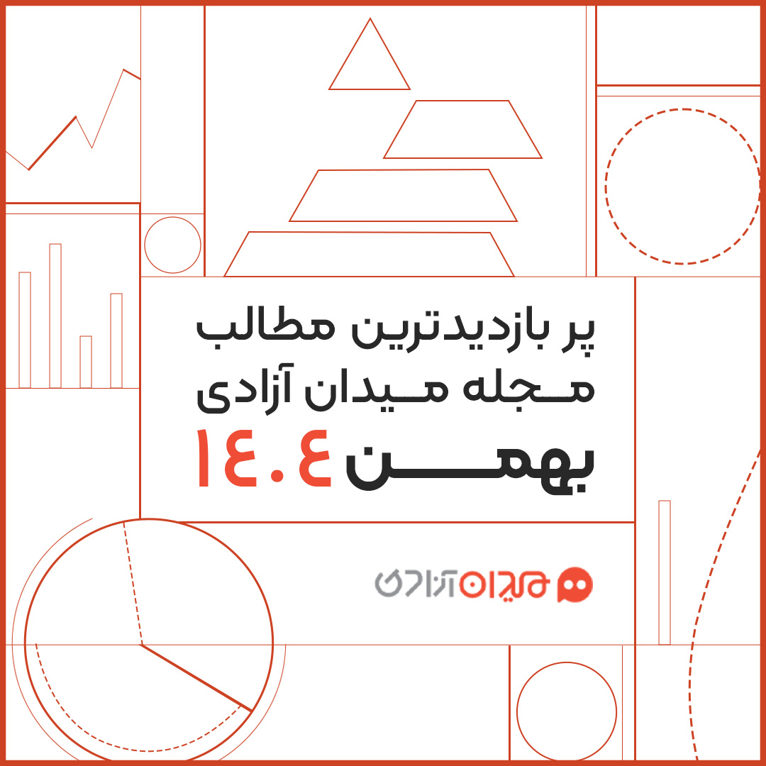 پربازدیدترین مطالب مجله میدان آزادی در بهمن ۱۴۰۴