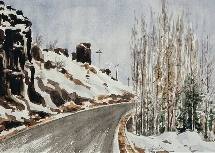 آبرنگ روی مقوا، ۱۳۶۷ 