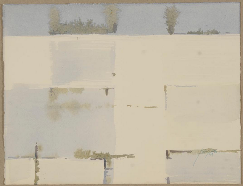 آبرنگ روی کاغذ، ۲۵ در ۳۳ سانتی‌متر، ۱۳۷۹