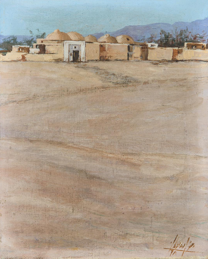 رنگ روغن روی مقوا، ۱۸ در ۲۵ سانتیمتر، ۱۳۶۸ رنگ روغن روی مقوا، ۱۸ در ۲۵ سانتیمتر، ۱۳۶۸