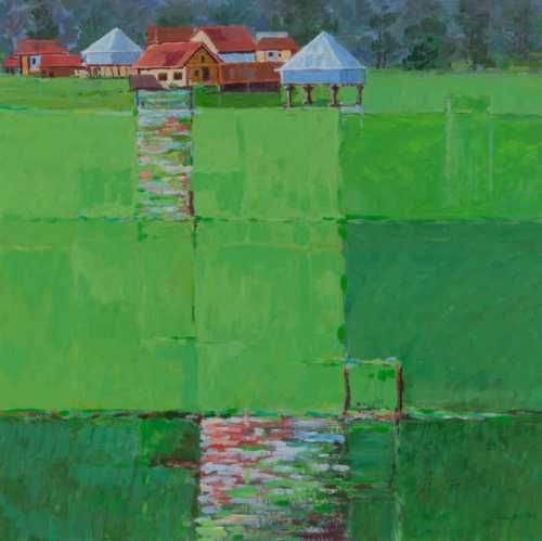 اکریلیک روی مقوا، ۴۰ در ۴۰ سانتیمتر اکریلیک روی مقوا، ۴۰ در ۴۰ سانتیمتر