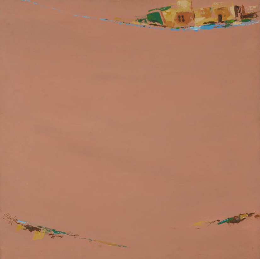 اکریلیک روی بوم، ۱۰۰ در ۱۰۰ سانتی‌متر، ۱۳۷۹