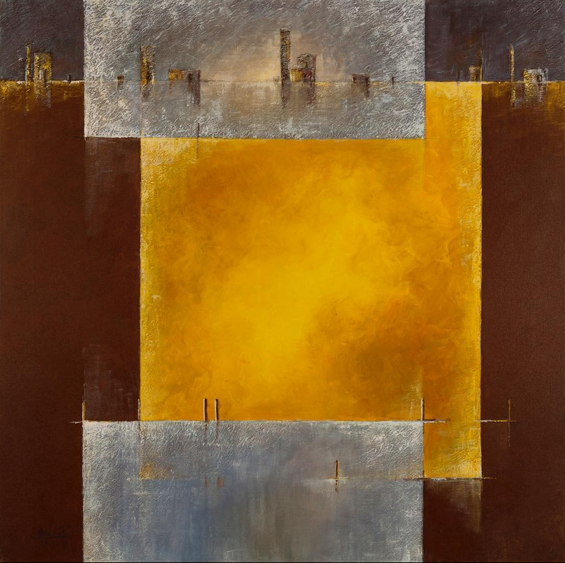 اکریلیک روی بوم، ۱۰۰ در ۱۰۰ سانتی‌متر، ۱۳۹۴