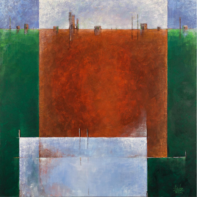 اکریلیک روی بوم، ۱۰۰ در ۱۰۰ سانتی‌متر، ۱۳۹۵