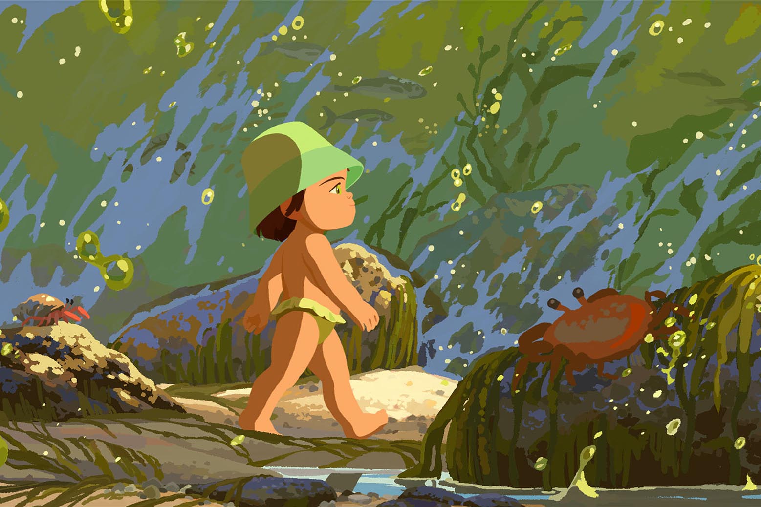 سکانسی از انیمیشن «آملی کوچک»، ساختۀ «مایی‌لیس والاد» و «لیان‌چو هان»