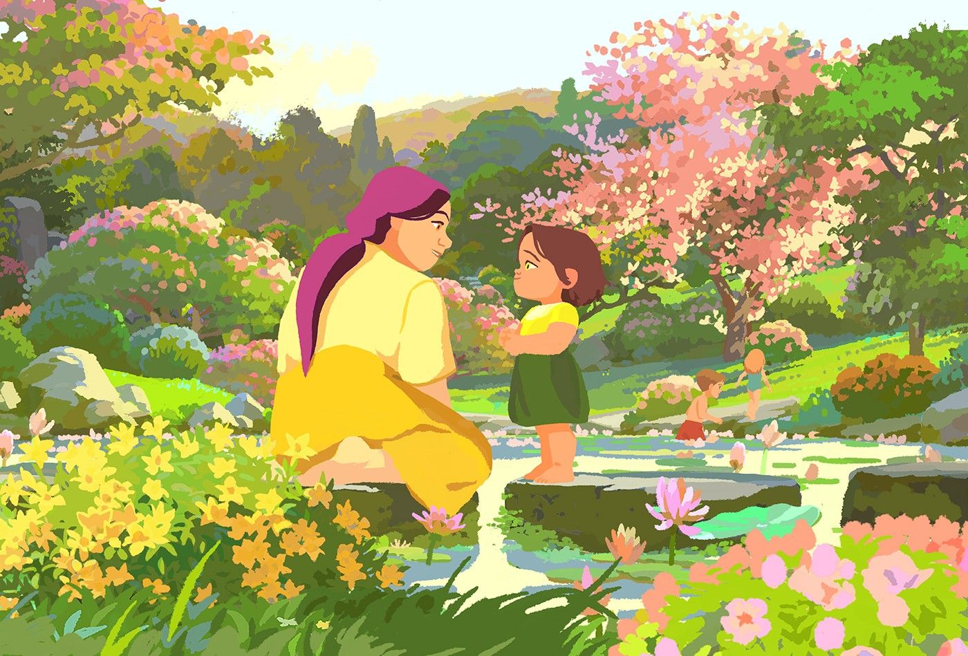 سکانسی از انیمیشن «آملی کوچک»، ساختۀ «ماییلیس والاد» و «لیانچو هان» سکانسی از انیمیشن «آملی کوچک»، ساختۀ «ماییلیس والاد» و «لیانچو هان»