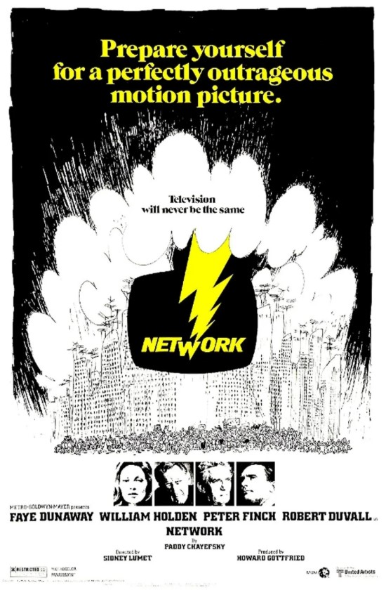 فیلم سینمایی «شبکه» (Network) ساخته «سیدنی لومت» محصول سال 1976 کشور آمریکا