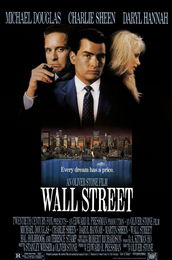 فیلم سینمایی والاستریت (Wall Street) ساخته «الیور استون» محصول سال 1987 فیلم سینمایی والاستریت (Wall Street) ساخته «الیور استون» محصول سال 1987